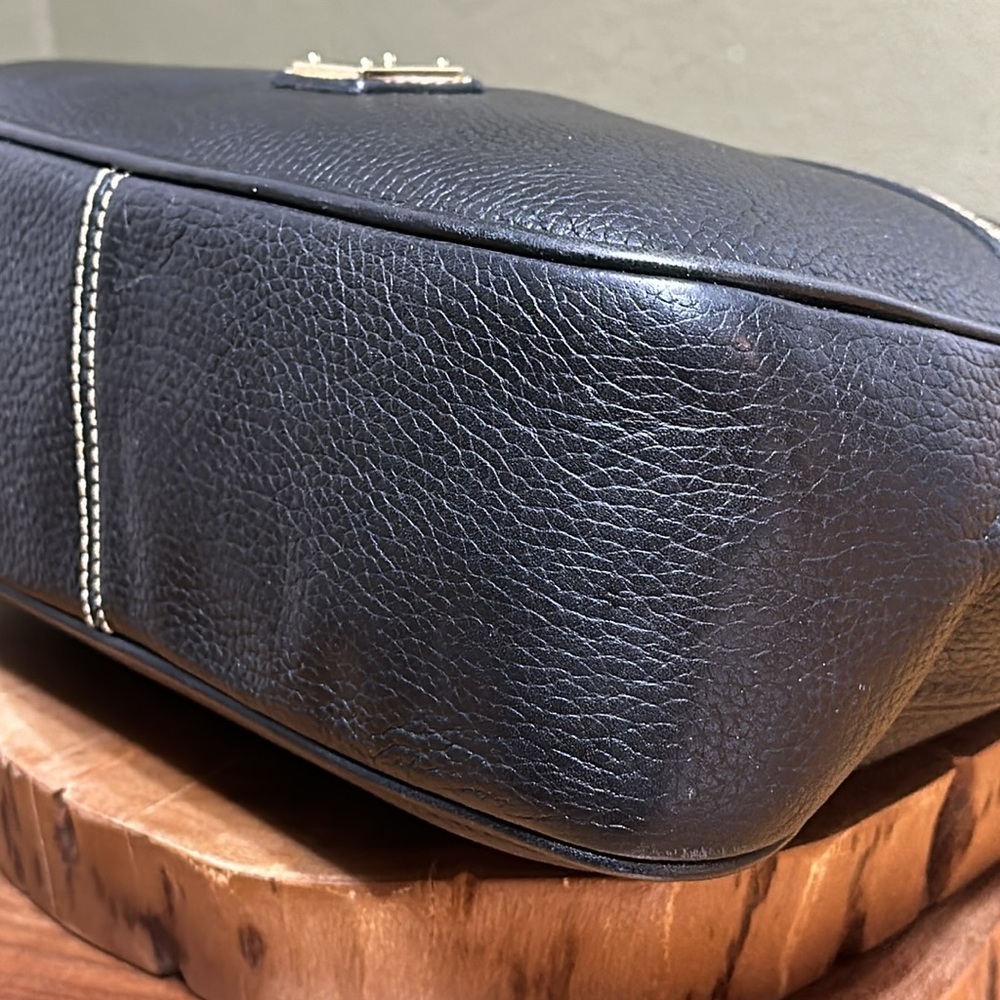 DOONEY & BOURKE Black Pebble Leather Presley Crossbody - Picture 7 of 16